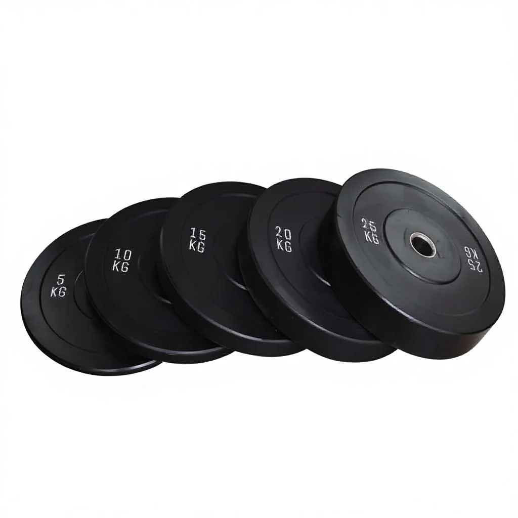 Cast Iron Dumbbell Barbell Plate Large Hole High Elastic Weight Plates Set Squat Strength Training Competitive Fitness Gympromot