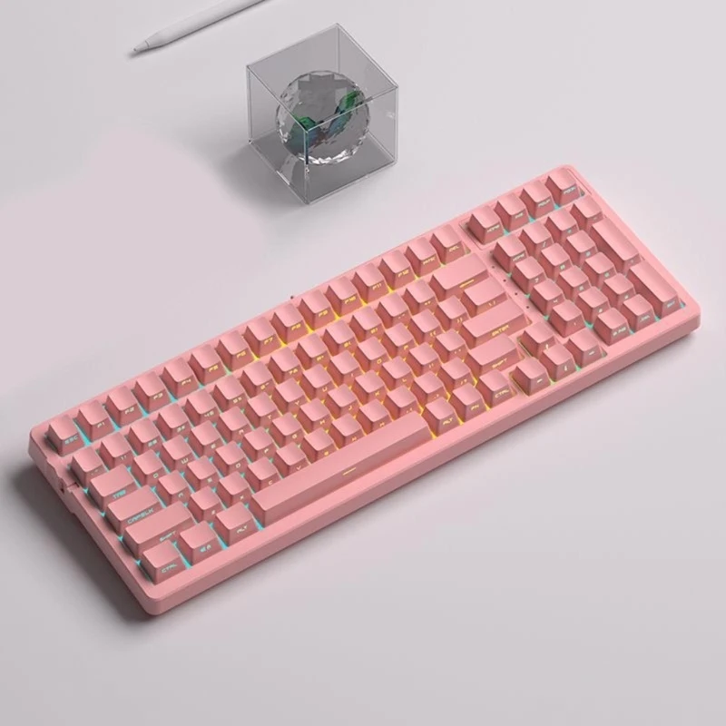 131 toetsen achtergrondverlichting keycaps, glans door zijprint keycaps set, PBT OEM hoogte dropshipping