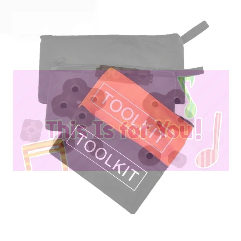 【MA】1Pcs Zipper Canvas Oxford Storage Bags Multi-function Portable Bag Hardware Toolkits Small Tool Bag Waterproof Organizer