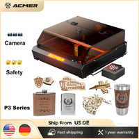 ACMER P3 Laser Engraver With 48W 24W 10W+IR 2W Laser Head Powerful Laser Engraving Cutting Machine with Air Assist System