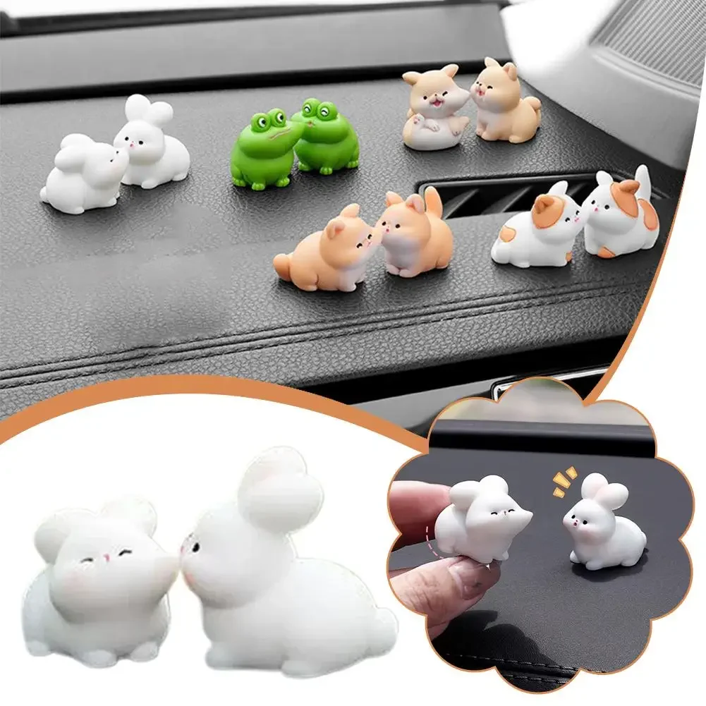 1pair of interesting decorations for car center console screens, rearview mirrors, animal decorations, car accessories, interior