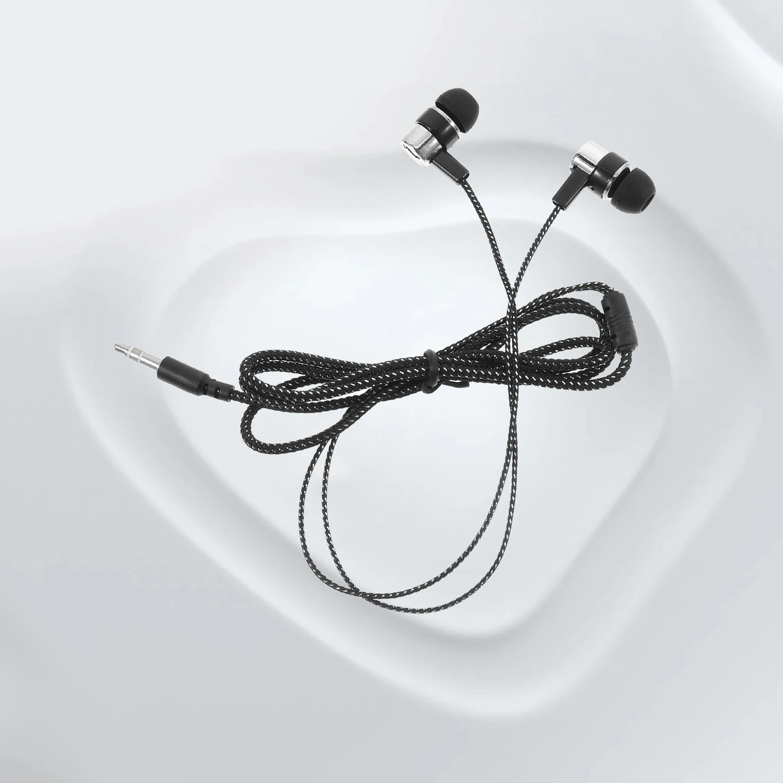 

【】Stereo Heavy Bass In-Ear Earphones 3.5Mm Plug Noise Cancelling Headphones For Music Running Gym Use High Compatibility