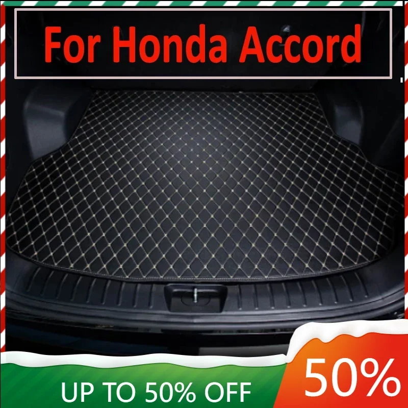 Car trunk mat for Honda Accord Eighth generation 2008 2009 2010 2011 2012 2013 cargo liner carpet interior accessories cover