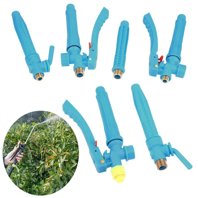 ㈅Sprayer Handle Trigger Press Switch With Lock Copper Joint For Electric Spraying Hand Sprayer Garden Agricultural Accessories