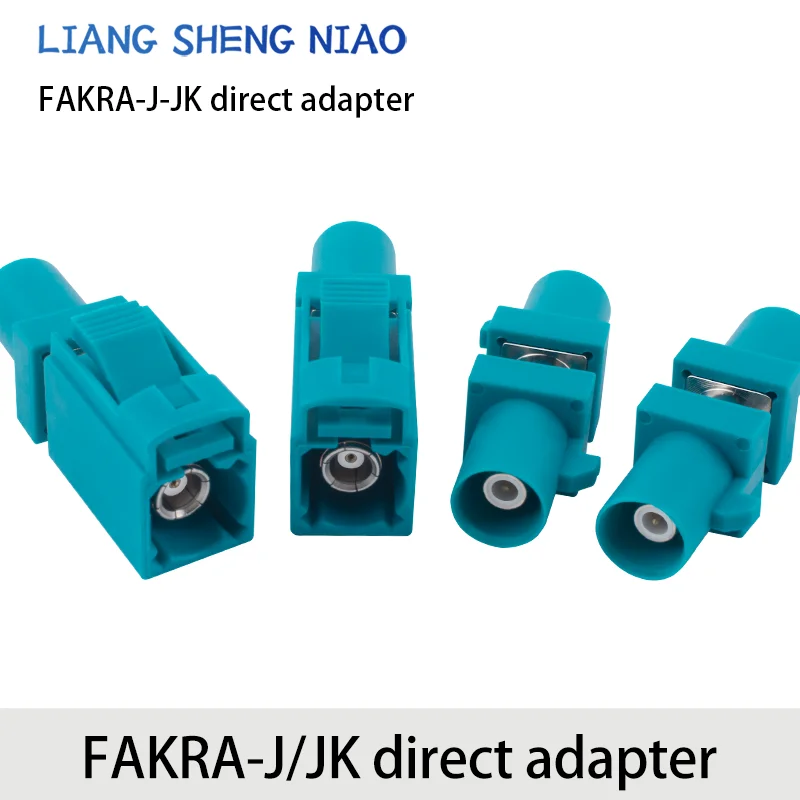 1Pcs Fakra-Jj/Jk Straight-Through Adapter Universal Z-Type French Card Male and Female Straight-Through Head Rf Connector 6g