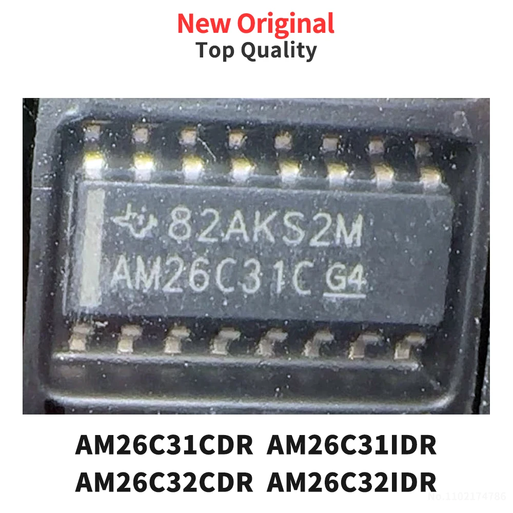 (5 Pcs) AM26C31CDR AM26C31IDR AM26C32CDR AM26C32IDR SOP-16 New Original AM26C31C AM26C31I AM26C32C AM26C32I
