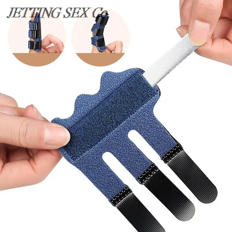 Pain Relief Trigger Finger Fixing Splint Straighten Brace Adjustable Sprain Dislocation Fracture Finger Splint Corrector Support