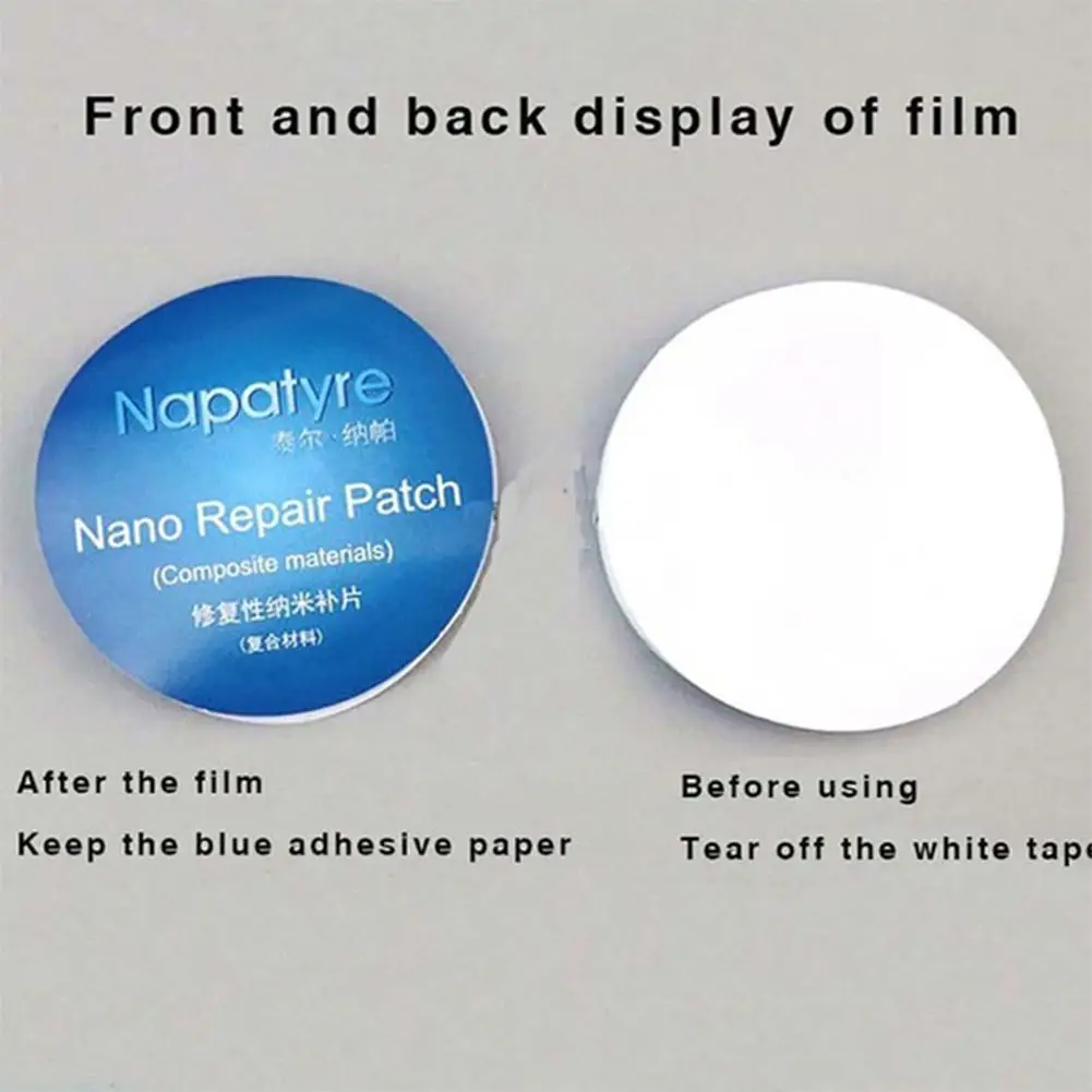 2/5pcs Universal Vacuum Tire Repair Film Cold Patch Drying Rubber Quick Self Adhesive Car Tire Nano Repair Patch Car Accessories