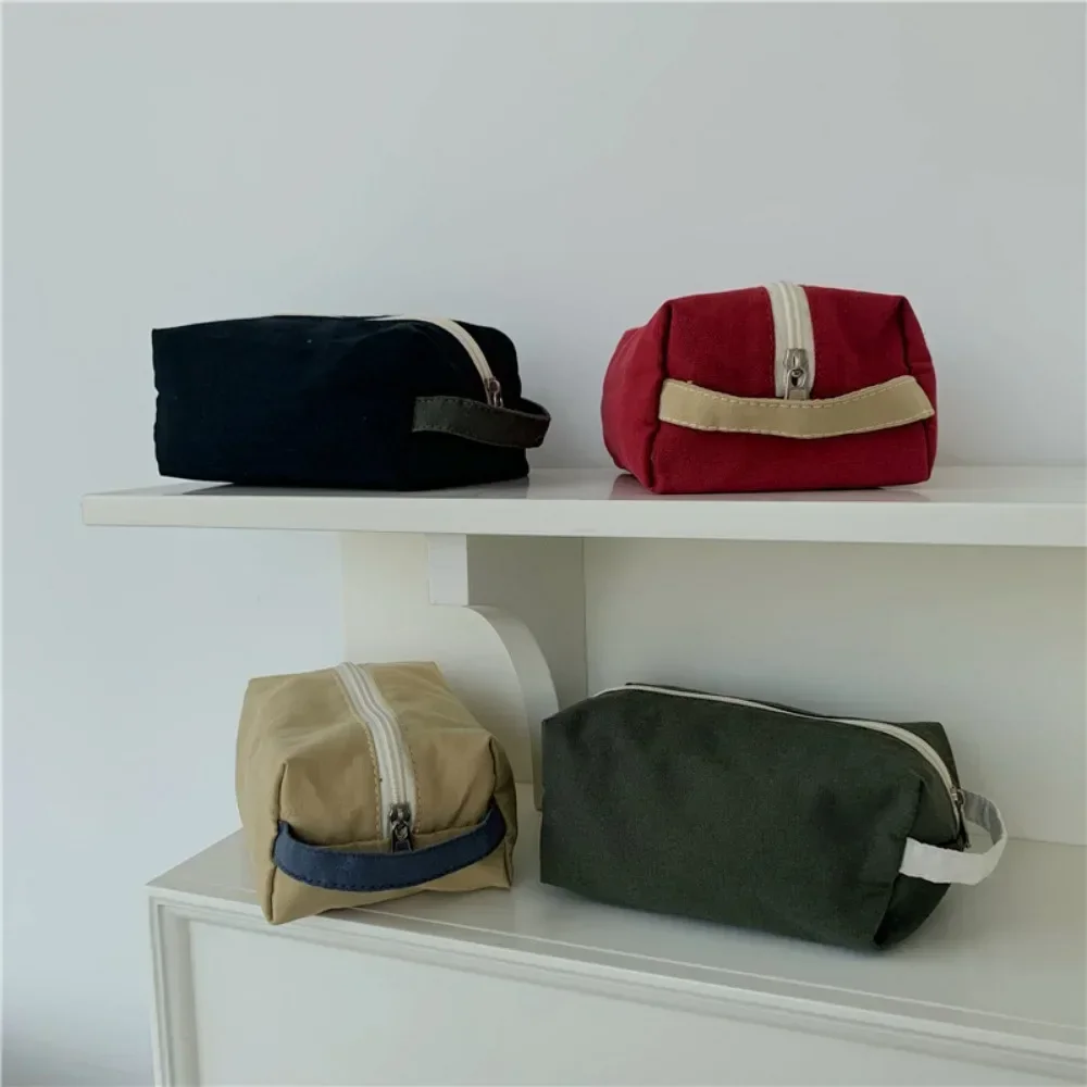 

Fashion Korean Style Women Cosmetic Bag Travel Organizer Storage Bag Canvas Make Up Case Pouch Small Large Tote Makeup Kit Pouch