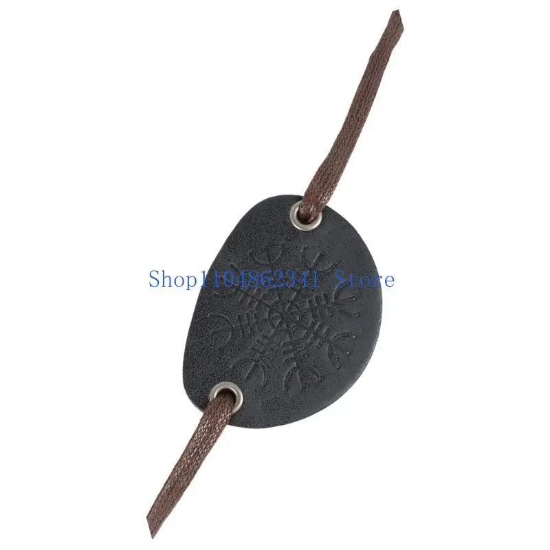 5asd Thời Trung Cổ Nổi Miếng Dán Mắt Da Vintage Mắt Có Cướp Biển Miếng Dán Mắt Dành Cho Nam Halloween LARP Cosplay Phụ Kiện