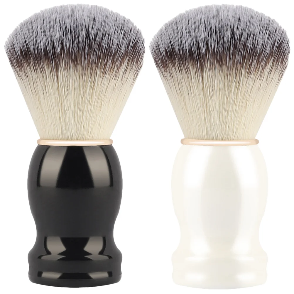 Beard Shaving Brush Makeup brushes Wooden Handle Bristle Hair Salon Barber Soap Foam Shave Men Facial Cleaning Tools