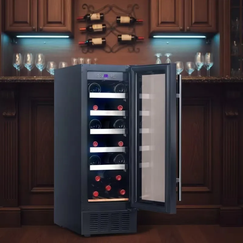 Airo OEM Electric Counter Built-In Compact App-Controlled Wine Cooler 2.2 CU.FT. Capacity Under-the-Counter Cabinet