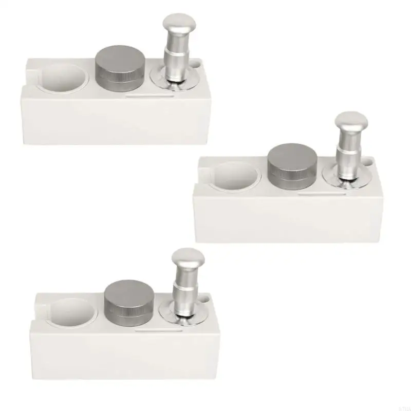 Dense Coffee Plunger Station with Multiple Hole Storage and Modifiable Screw Hat for Coffee Equipment 87HA