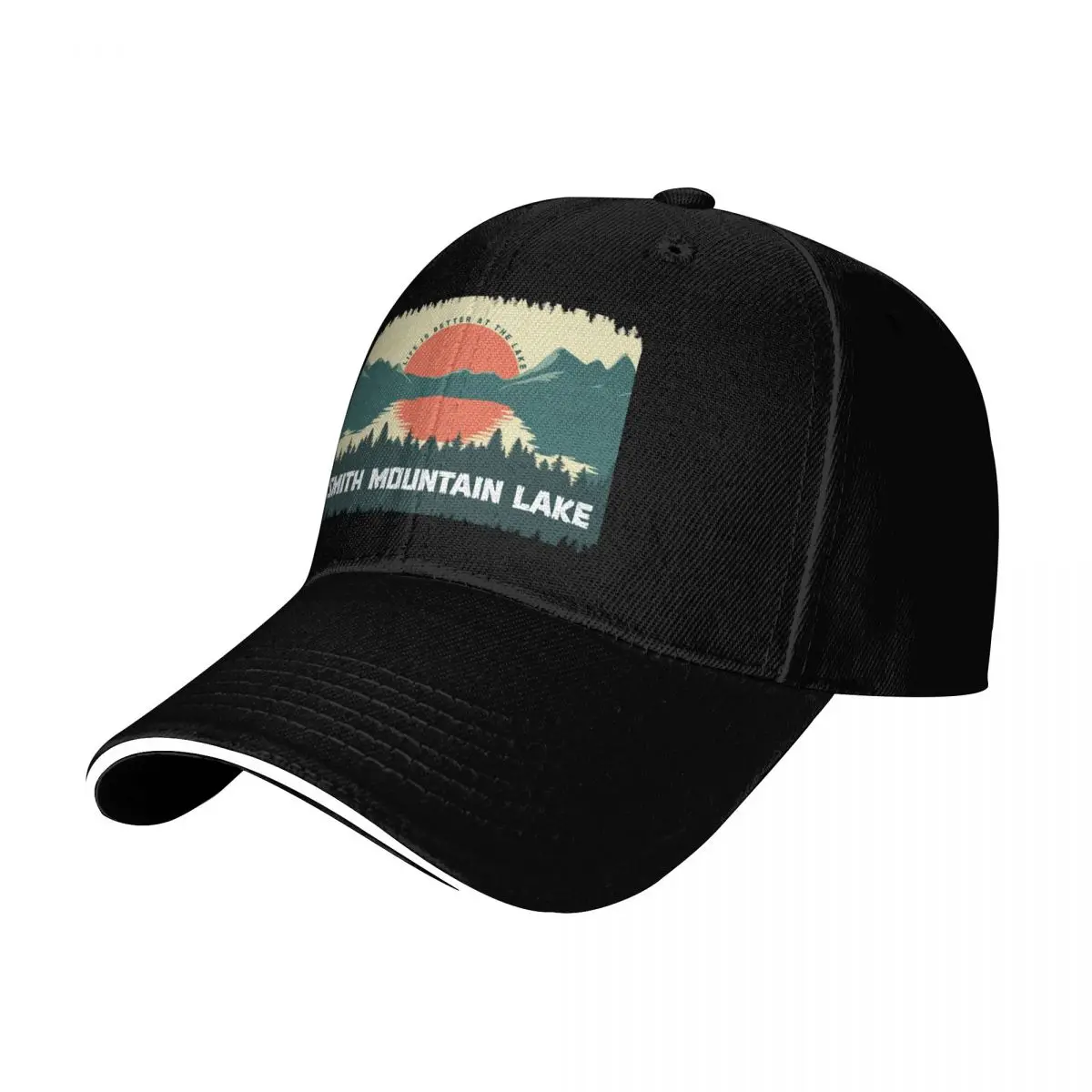 Retro Smith Mountain Lake Virginia Baseball Cap Streetwear Hip Hop Trendy Vintage Retro Embroidered Lightweight Packable