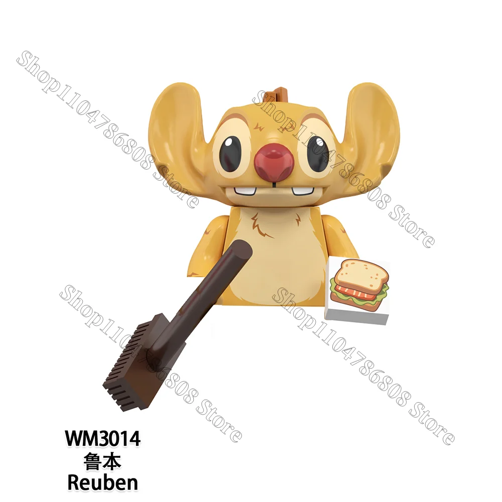 Disney-Filme-Bausteine, Spielzeug, Minnie, Mickey, Coco, Miguel, Riveras, Simpson, Donald Duck, Kinder-MINI-Bausteine, Sammelbausteine