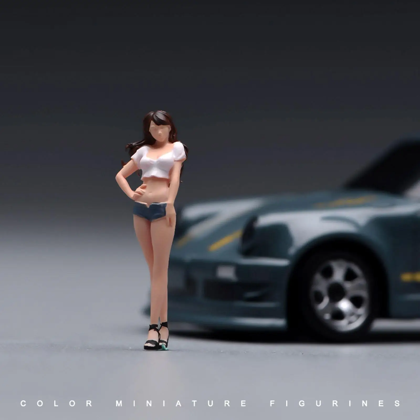 

Миниатюрная фигурка женщины в масштабе 1:64, разноцветная, реалистичная, для создания сцен и аксессуаров для моделей поездов