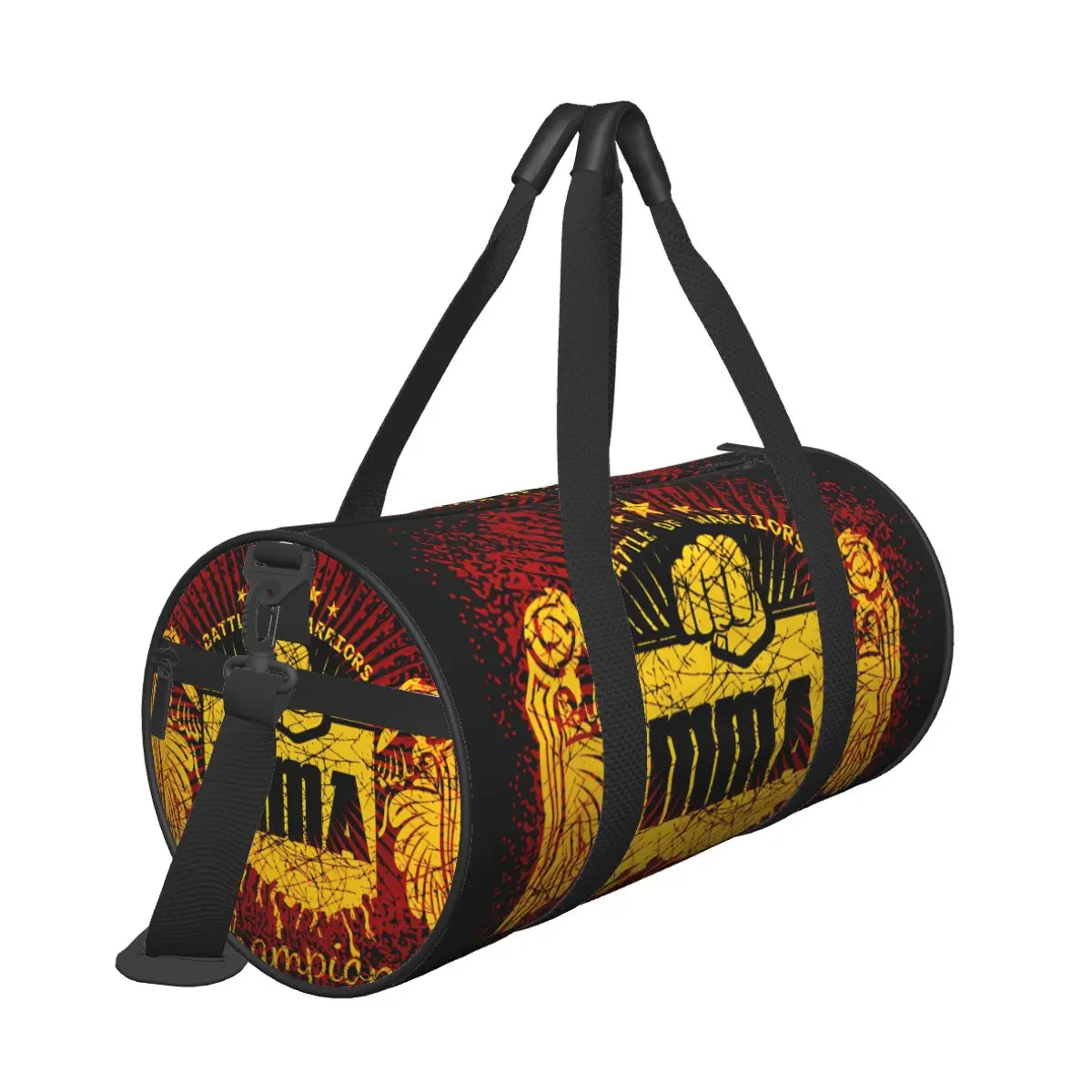 Muay Thai Printed Sport Bags Gym Accessories Gym Bag Portable Men Custom Handbag Training Novelty Fitness Bag