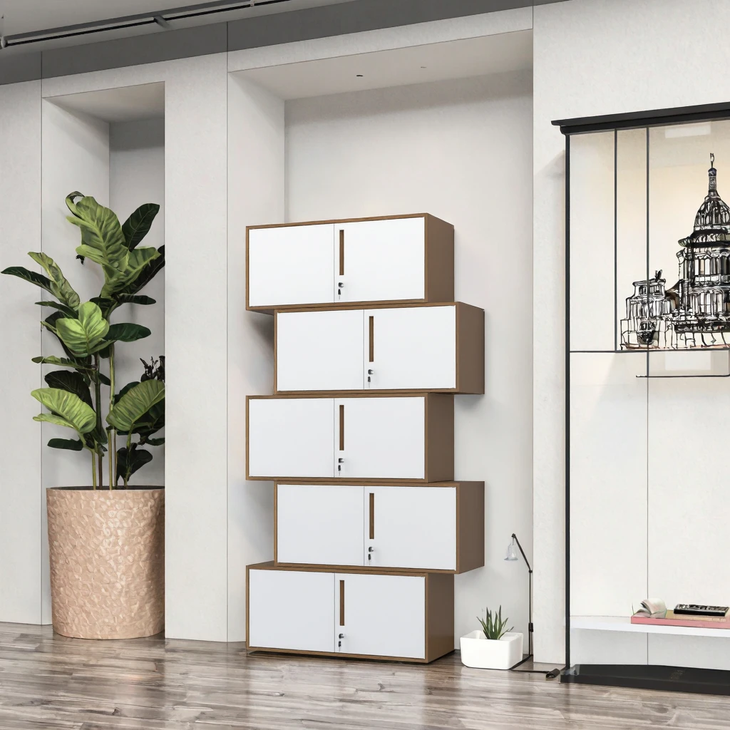 File Cabinets Steel Metal Multi-storey Office Lockers With Locking Doors Heavy Duty Shelves Large Capacity File Cabinets