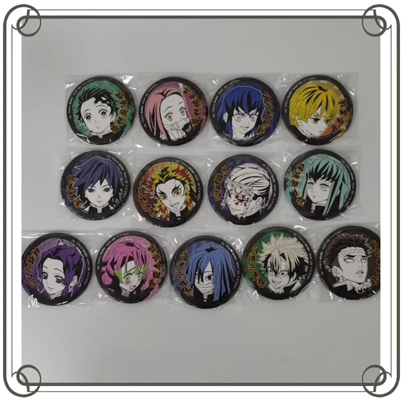 

Demon Slayer: Kimetsu No Yaiba Gashapon Kamado Tanjirou Kamado Nezuko значок модный изысканный школьный орнамент подарки