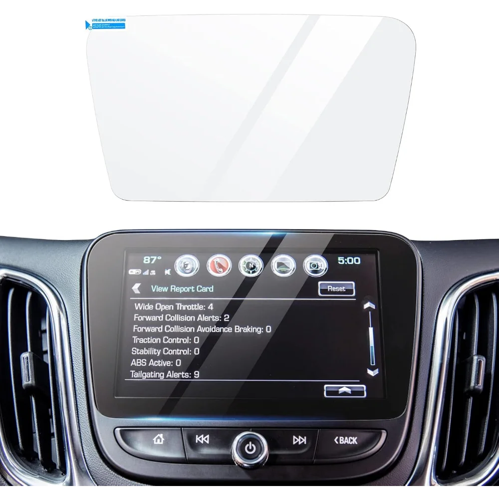 

For Chevrolet Malibu Premier LS RS Equinox Premier Volt LT Premier 2016-2024 Car Navigation Screen Tempered Glass Protector Film