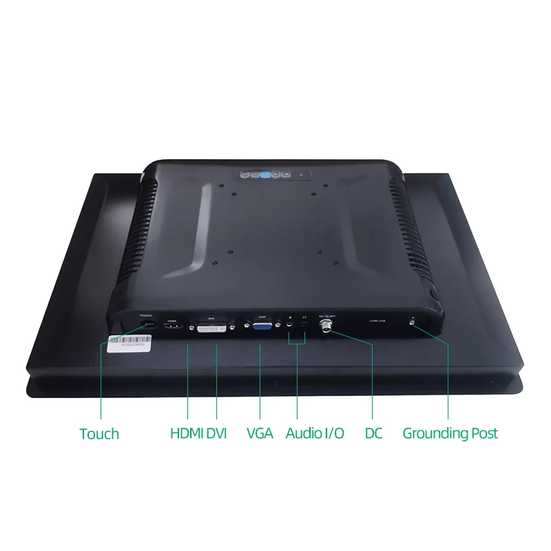15.6 Inch High-Brightness Fully Enclosed Industrial Touch Monitor Capacitive Touch Screen Suitable For Monitoring Display Screen