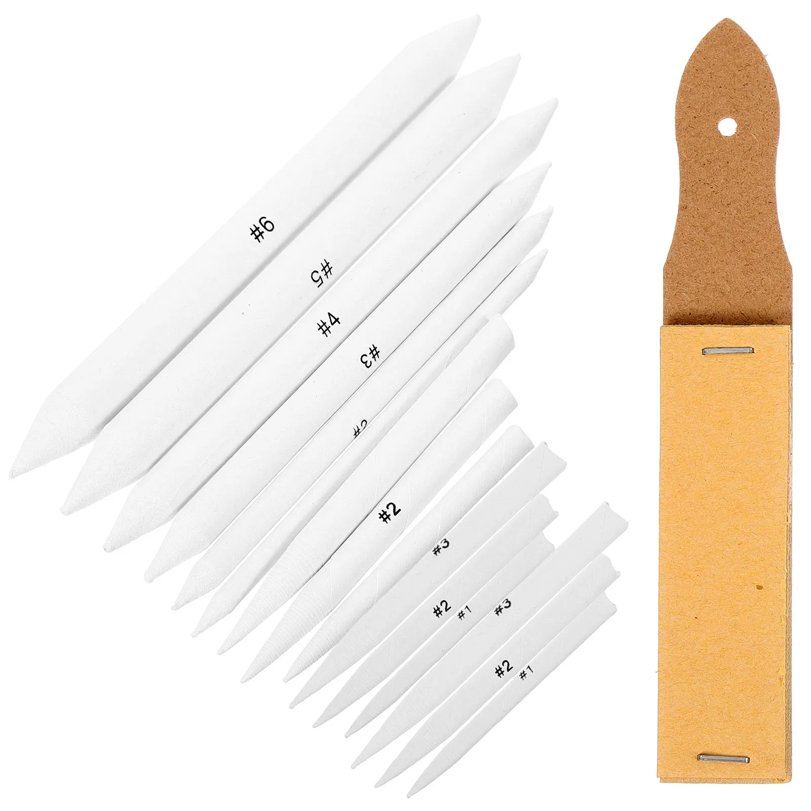 Tree Stump Double-sided Pointed Pen Student Drafting Tools Shading Paper Eraser Blending Stumps