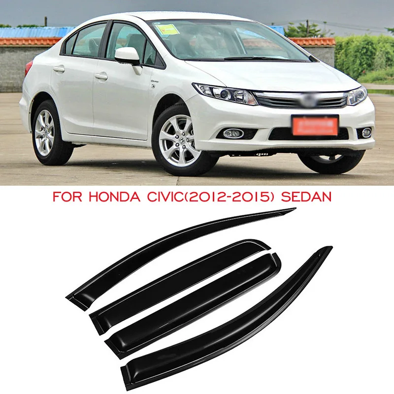 Side Window Deflector Door Visor Weathershield Rain Sun Guard Accessories For Honda CRV CR-V  2007 2008 2009 2010 2011