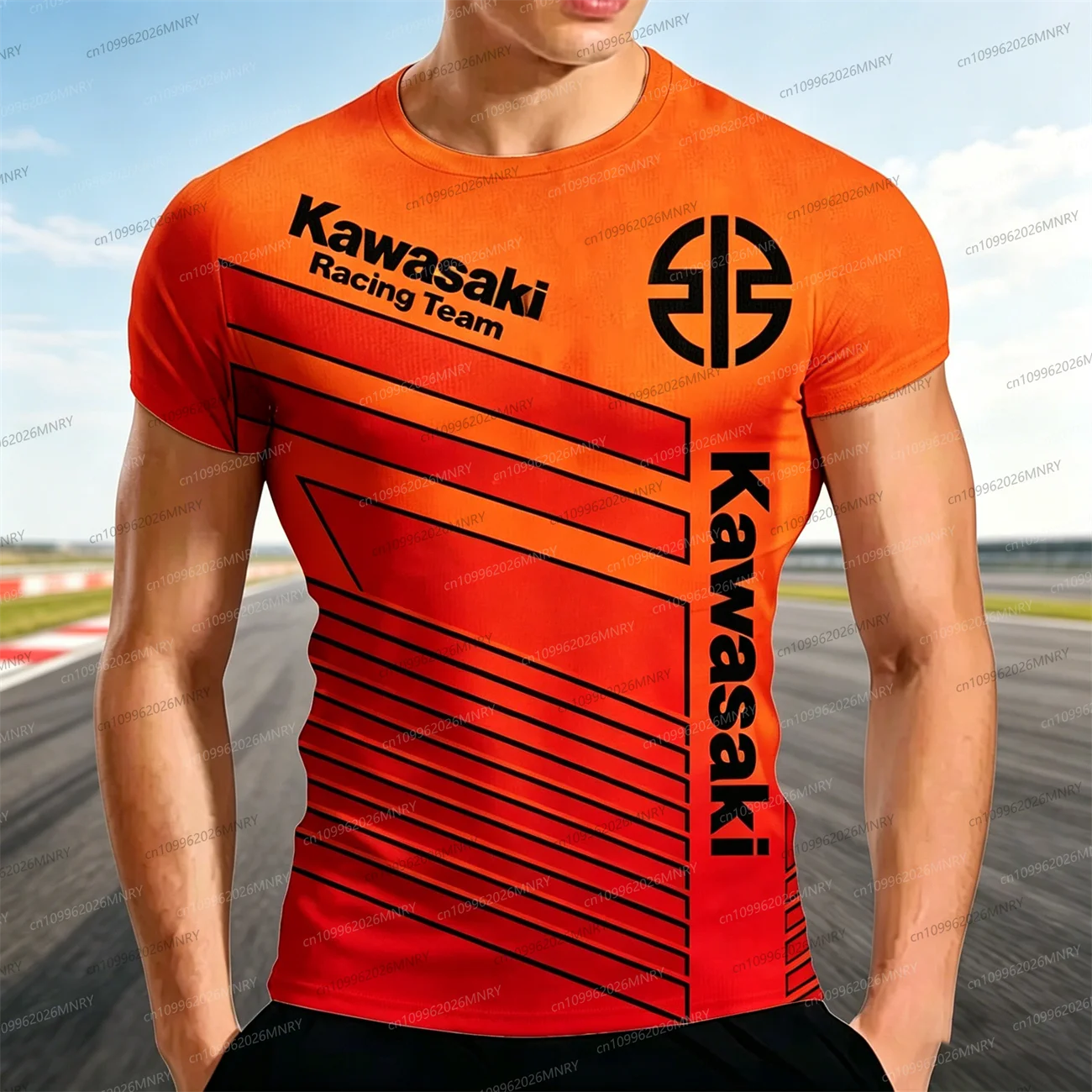 

Men tshirt Women T Shirt Kawasaki Motorcycle Logo 3D Print Quick Drying Breathable clothes for Men Sports T-shirts Women Top