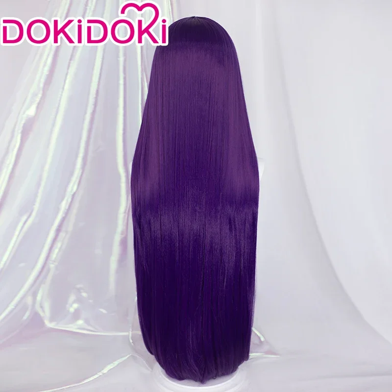 

qwerrtyuio. 123456 IN STOCK Yuri GAME Doki Literature Club Cosplay Wig DokiDoki Long Purple Hair Literaturasdffghjk 987764