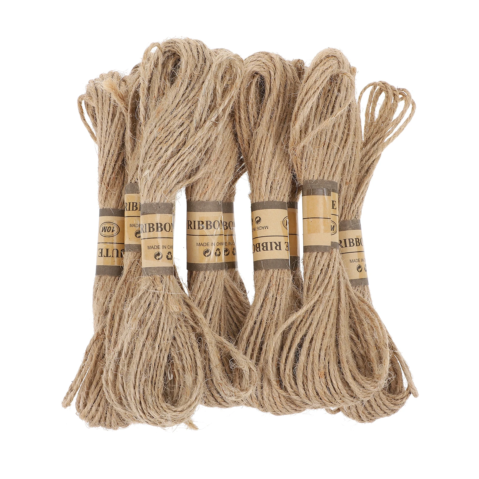

10pcs Hemp Twine 10m 2mm 3 s Binding Rope Durable Reusable DIY Craft Decor Binding Home Craft Diy Rope Party