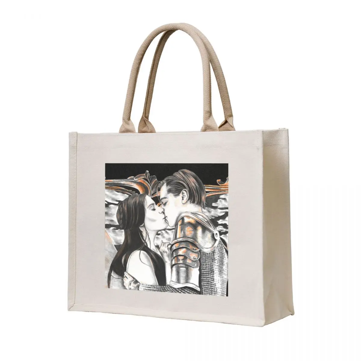 

Romeo and Juliet drawing Tote Bag Shopper handbag women bag personalized tote bag