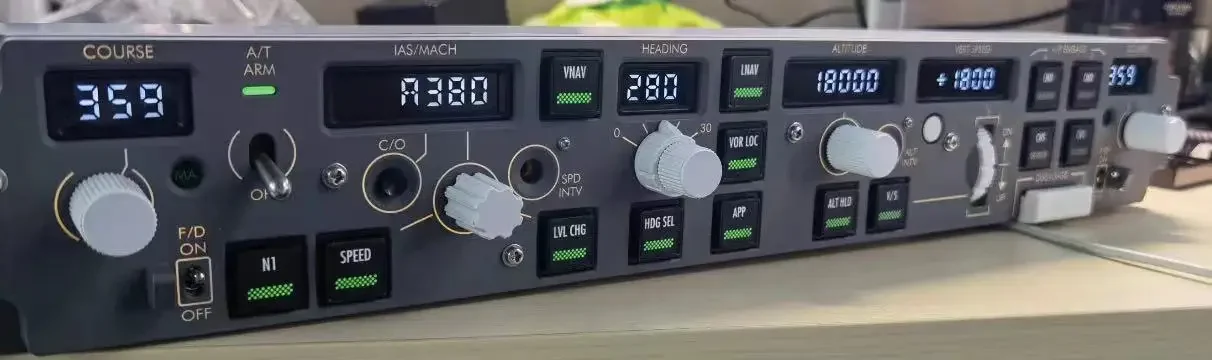 Aircraft Brother CS Mcp Panel PMDG Boeing 737 Autopilot Cockpitsim 2020 P3d XP