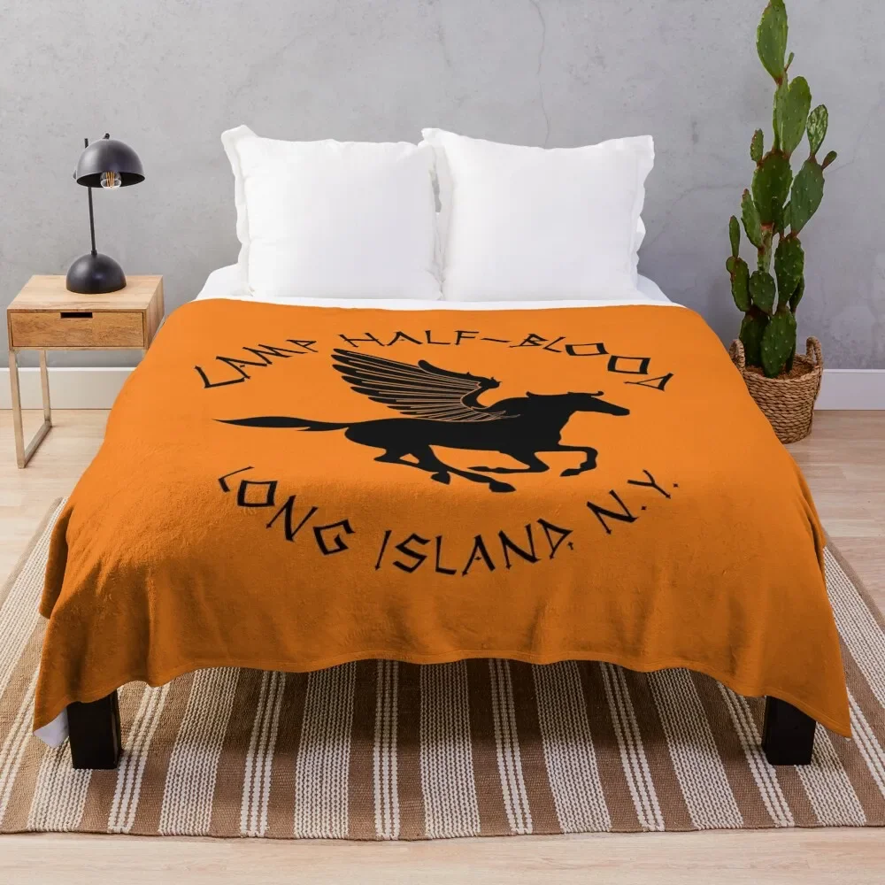 

Camp Half-Blood Throw Blanket Vintage Giant Sofa Designers Blankets
