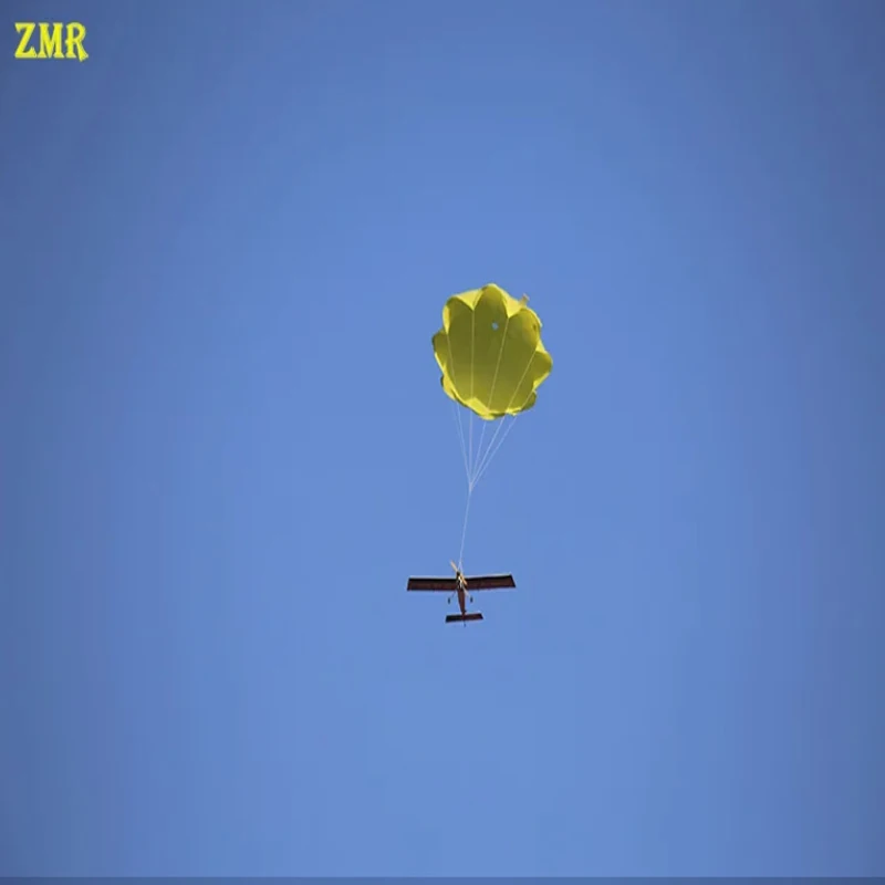 High Quality 6-8kg Model Aircraft Nylon Parachute Ejection Umbrella with Lanyard for FPV Outdoor Drone Uav Landing Protection