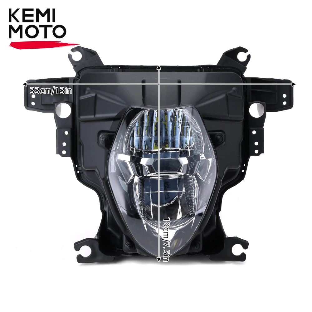 

Headlight For SUZUKI GSXR1000 2017-2021 K17 GSX-R 1000 Motorcycle LED Front Headlights Side Turn Signal Lamp Lights KEMiMOTO