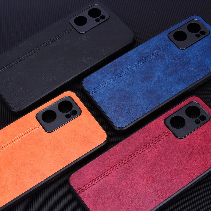 Oppo Reno 7 5G CPH2371 Case PU leather Case For Oppo Reno 7 4G CPH2363 Leather Skin Hard Back Cover Phone Case for Oppo Reno7