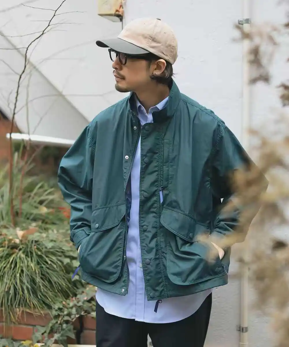 

Свободная нейлоновая куртка унисекс с воротником-стойкой и множеством карманов, водонепроницаемая, для активного отдыха и работы, от LLBean