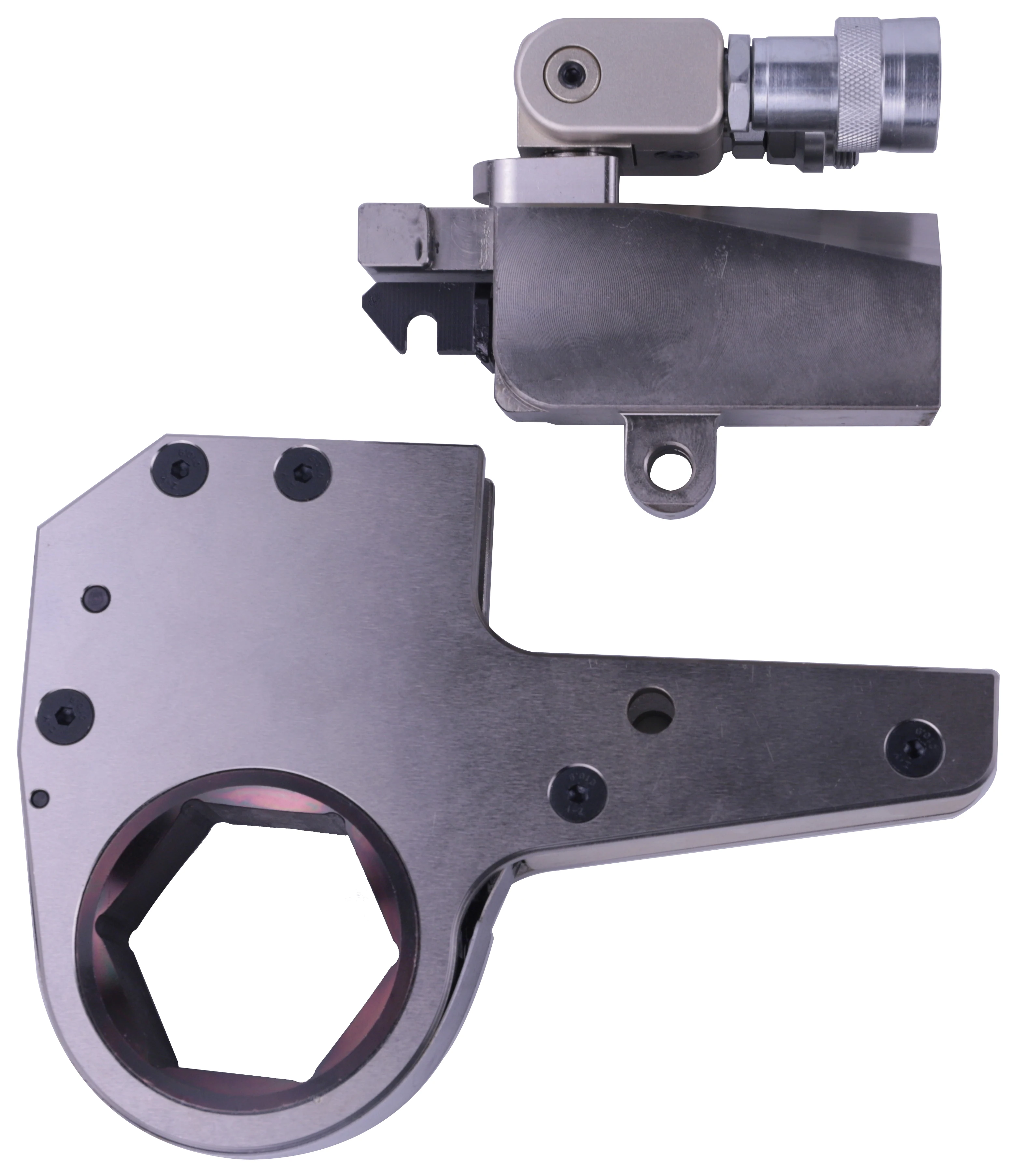 2026MOEDINGEN Hydraulic Torque Wrench MHW-8/S65 Low Profile Hexagonal Hollow Ratchet Box Al-Ti Alloy 1094-10941 NM 65mm