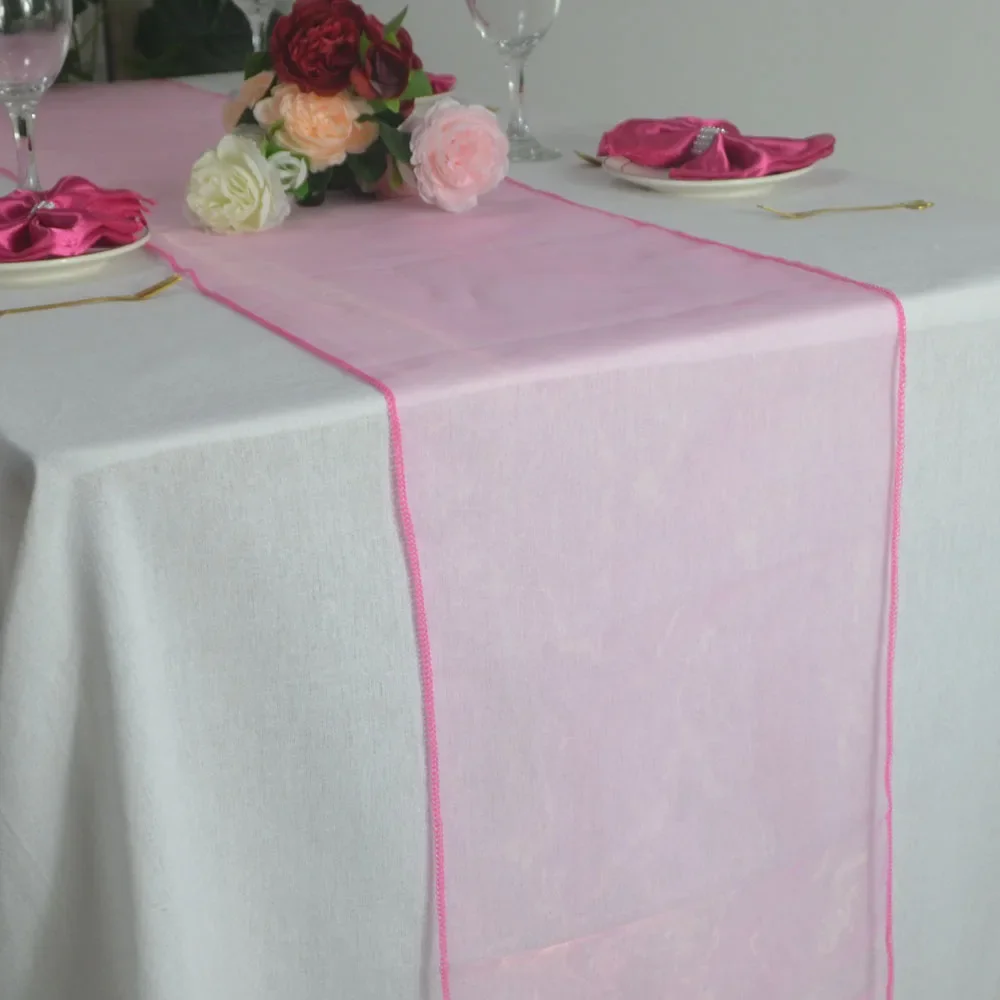 10pcs Crystal Tulle Organza 12x108