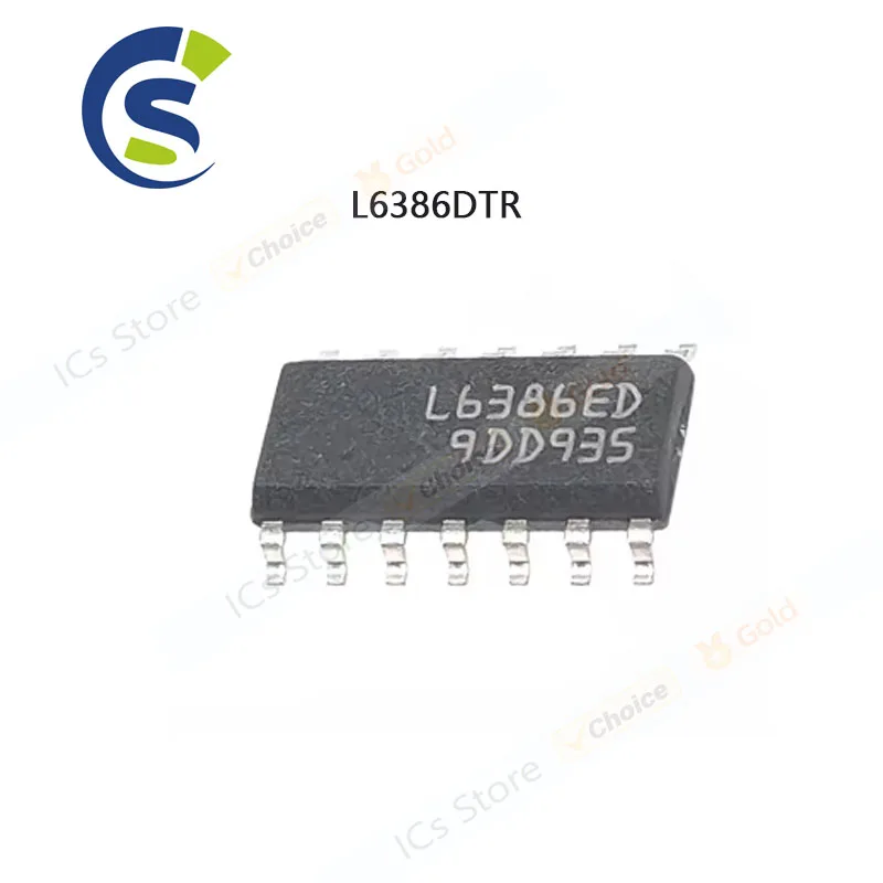 5PCS SMD L6386D SOP16 L6386 DOP L6386DTR
