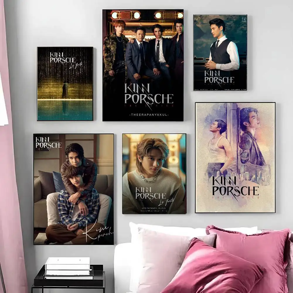 Kinn Porsche TV Series Posters Living Room Bar Cafe Quality Canvas Vintage Style Comics Painting Art Home Wall Decor Picture