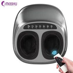 Vibrating Electric Foot Massage Machine Foot full Wrap Kneading Massager Shiatsu Infrared Heating Kneading Increases Blood