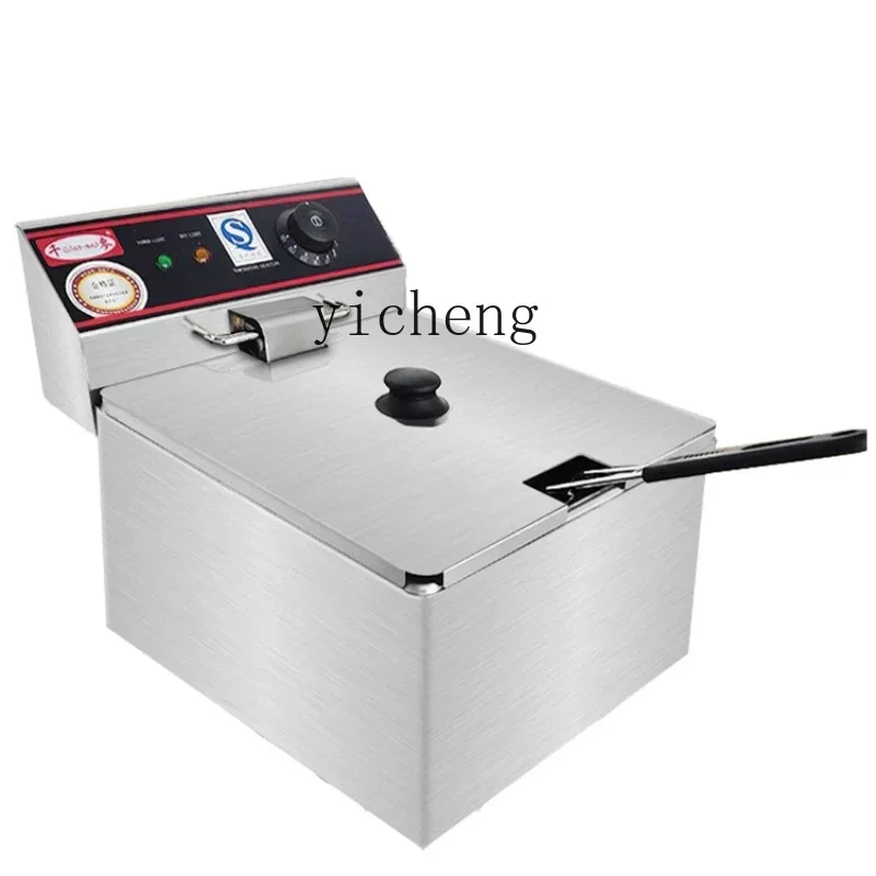 Electric Fryer Commercial Large Capacity Single/Double Cylinder Stainless Steel Fried Machine