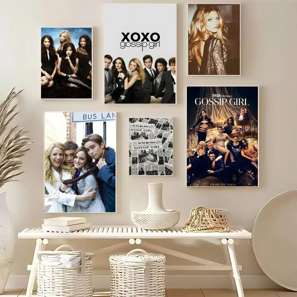 ملصق برنامج تلفزيوني G-Gossip Girl عالي الدقة ذاتي اللصق مقاوم للماء مثالي للمنزل والمكتب وغرفة النوم هدية رائعة #2