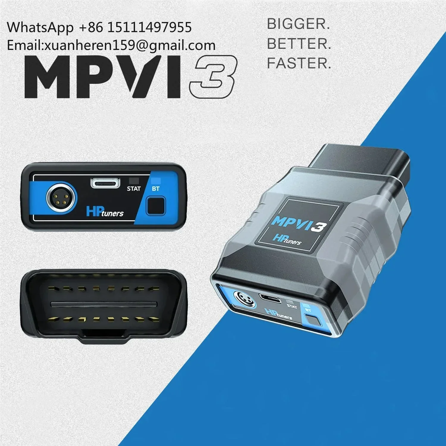 Original P Tuners MPVI3 3 OBD2 Scanner Vehicle ECU Chip Tuning Programming Programmer Diagnostic Tool