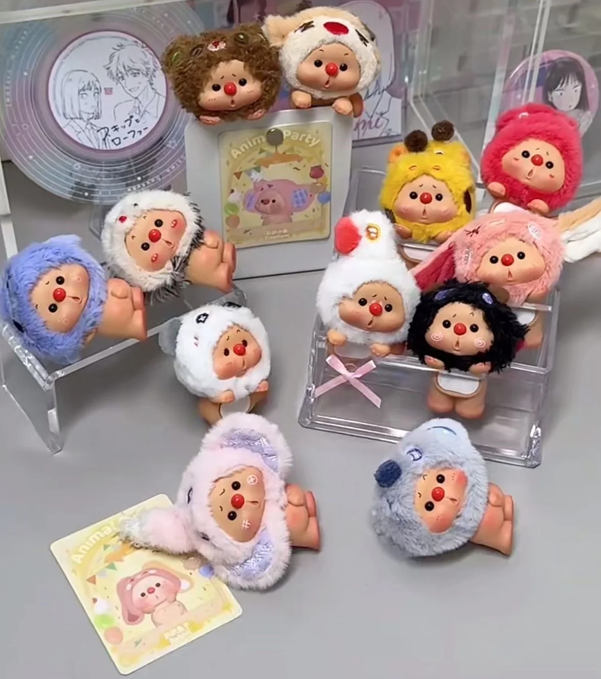 

New In Spot Oyo Bear Cub Animal Party Series Mini Blind Box Action Figures Cute Grain Garage Kit Ornament Trendy Play Gift