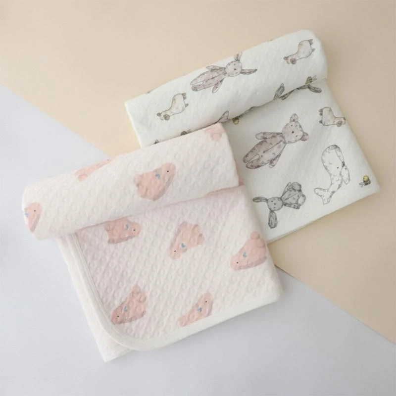 

J15U Baby Diaper Changing Pad for Boys Girls 0-36Month Breathable Waterproof Urine Mat Crib Mattress Reusable Diaper Pads