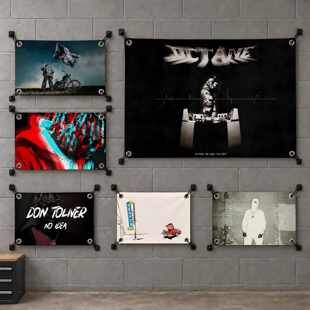 D-Don Toliver rapper Music cool Flags Bedroom House Living Room dorm Outdoor party Wall Hanging Background Banner Decor
