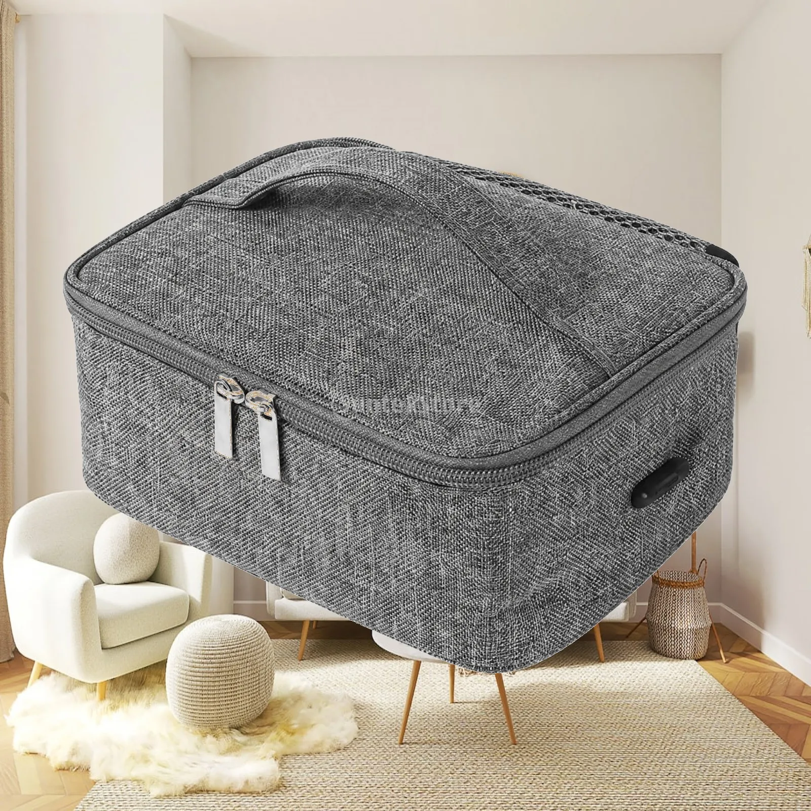 Portable Food Warmer Portable USB Heating Lunch Bag Meal Tote Space-Saving for Office, Travel