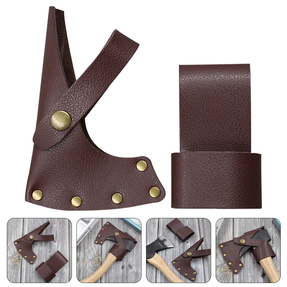 

1 Set Hatchet Cover Head Thickened Axe Sleeve Universal Fit For Camping Hunting Outdoor Protector Case Portable Storage